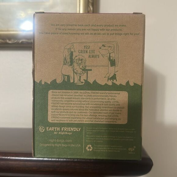 Right Bags Earth Friendly Green Pet Waste Bags Eco-Friendly Heavy Duty 18 Rolls - Picture 6 of 9